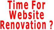 Time For Website  Renovation ?